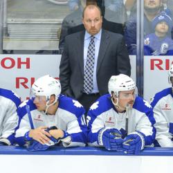 Steve Spott lorsqu'il était à la barre des Marlies de Toronto (AHL)